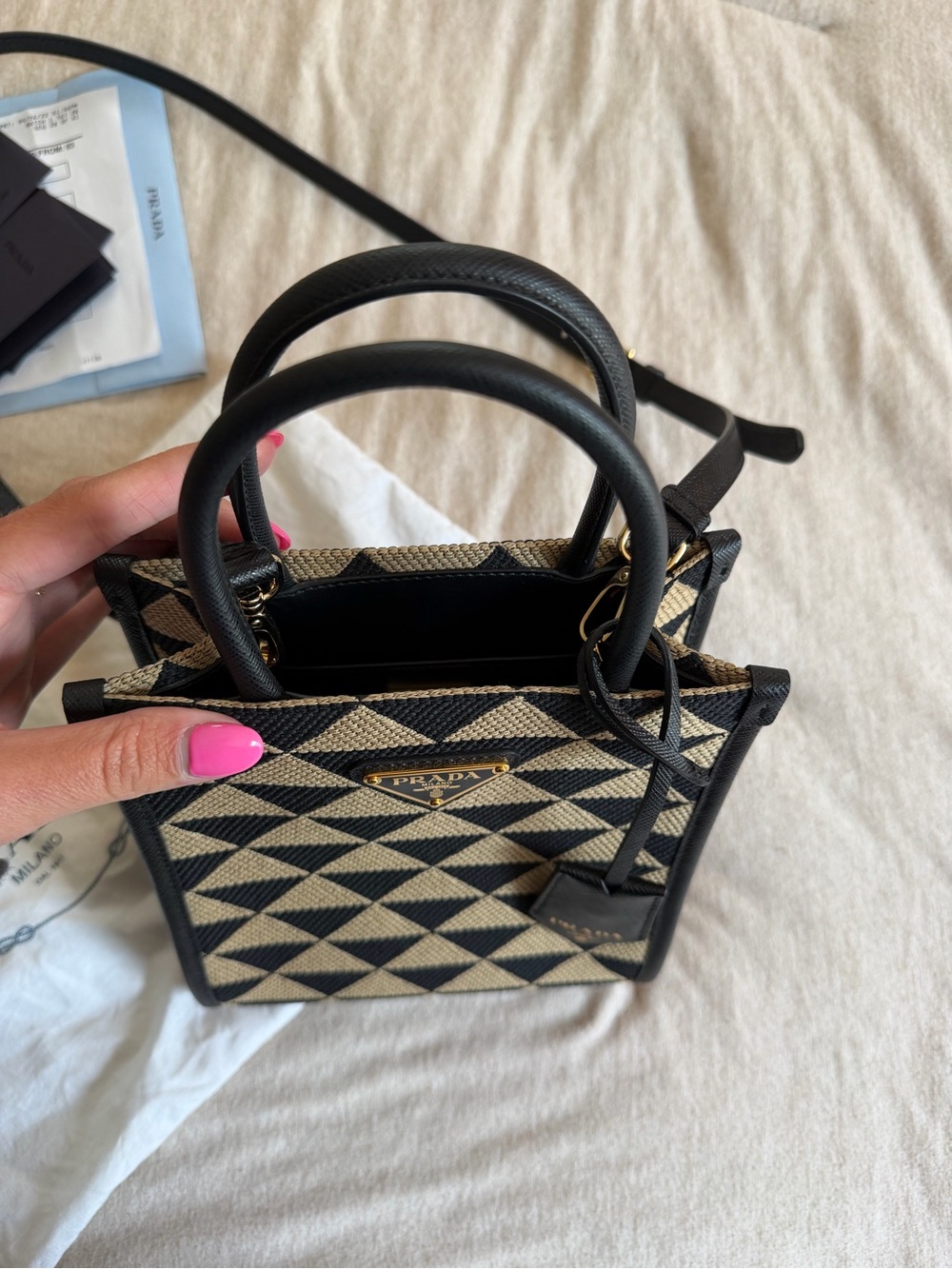 Prada Symbole Mini Tote - Picture 3 of 9